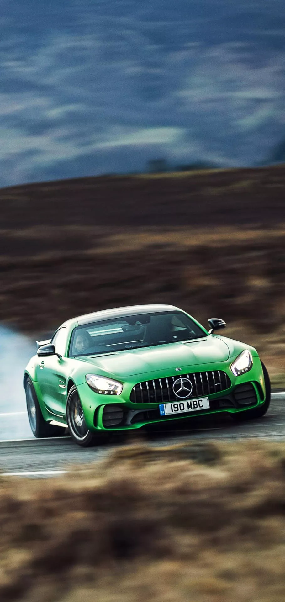 Green Mercedes Amg Racing iPhone