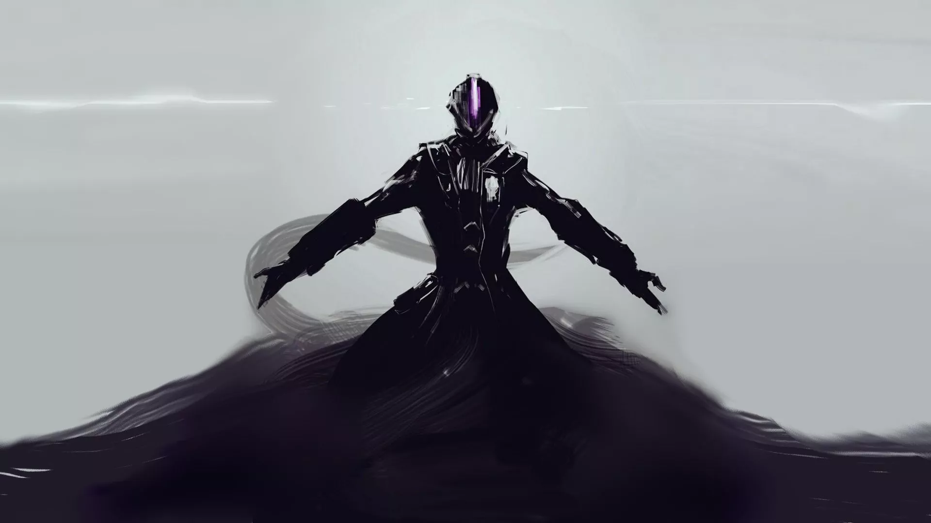 Dark Anime Creature Figure Art