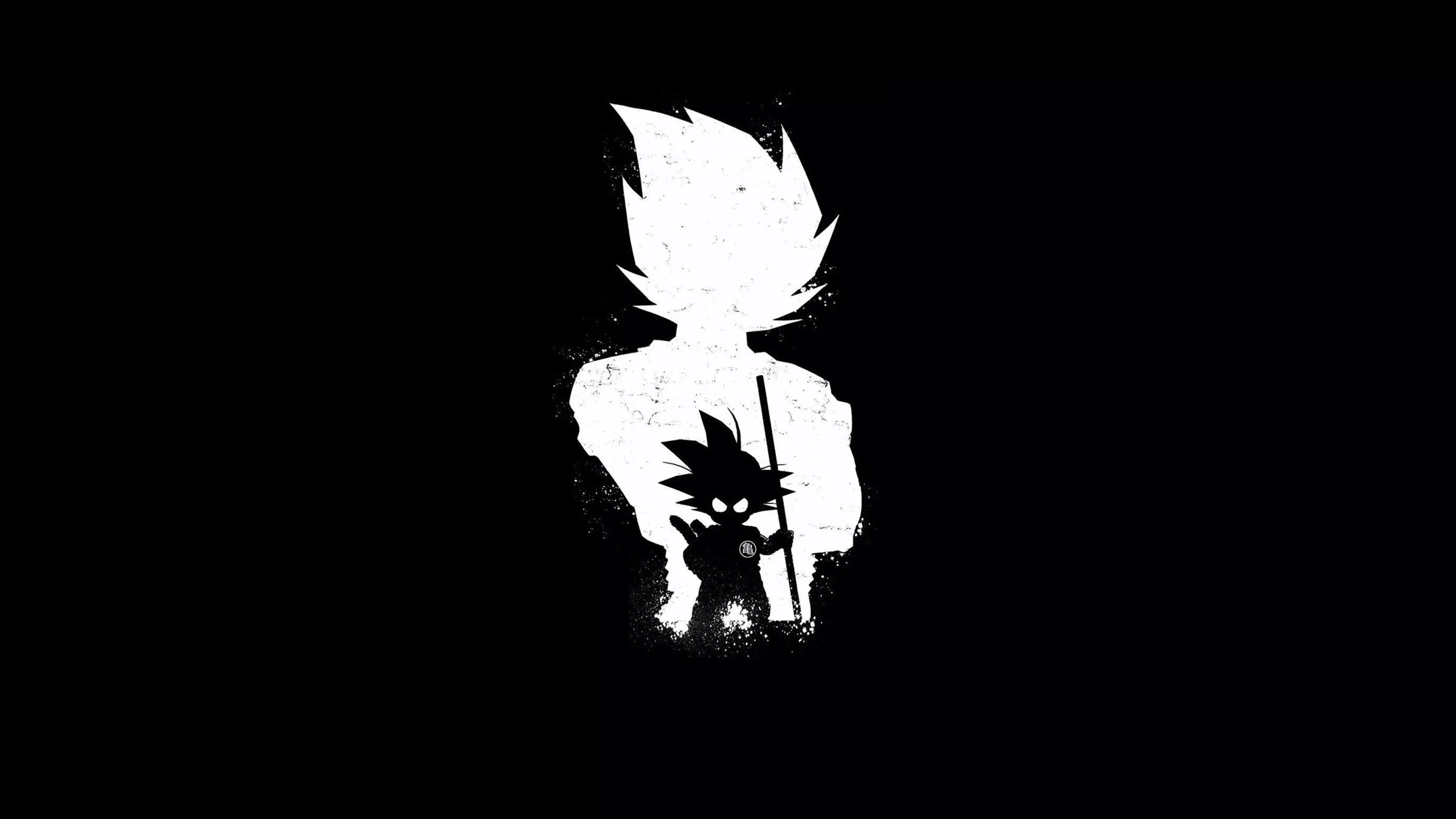Goku Anime Dark Black Wallpaper, HD