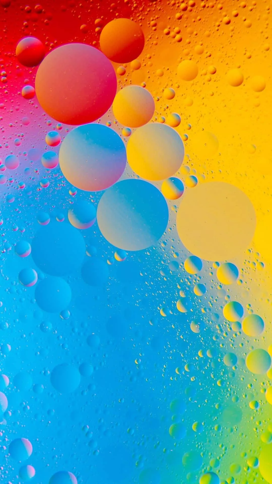 Colorful 4k Water Droplet Abstract Art