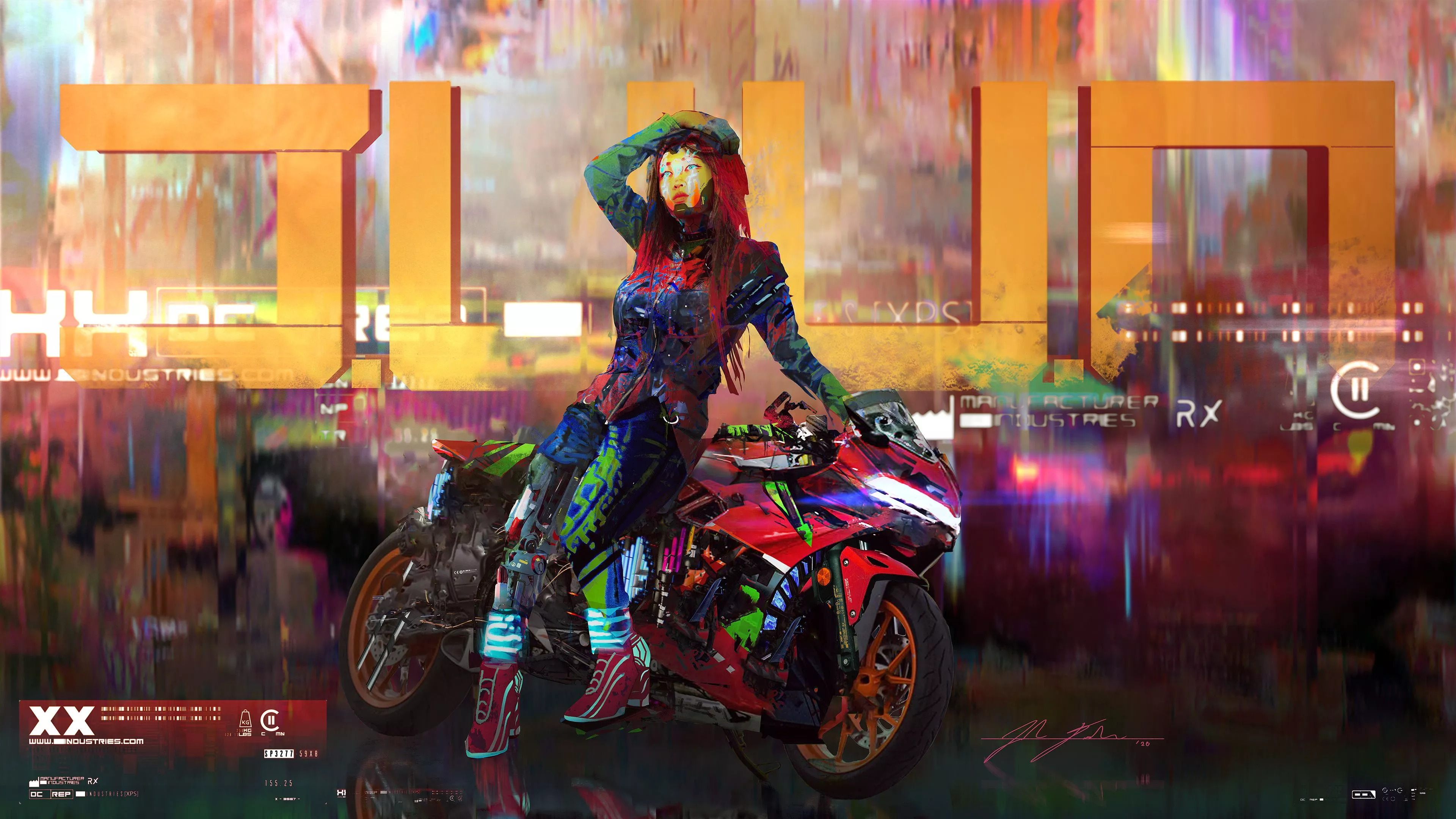 Cyberpunk 2077 Girl 4K Cool Wallpaper