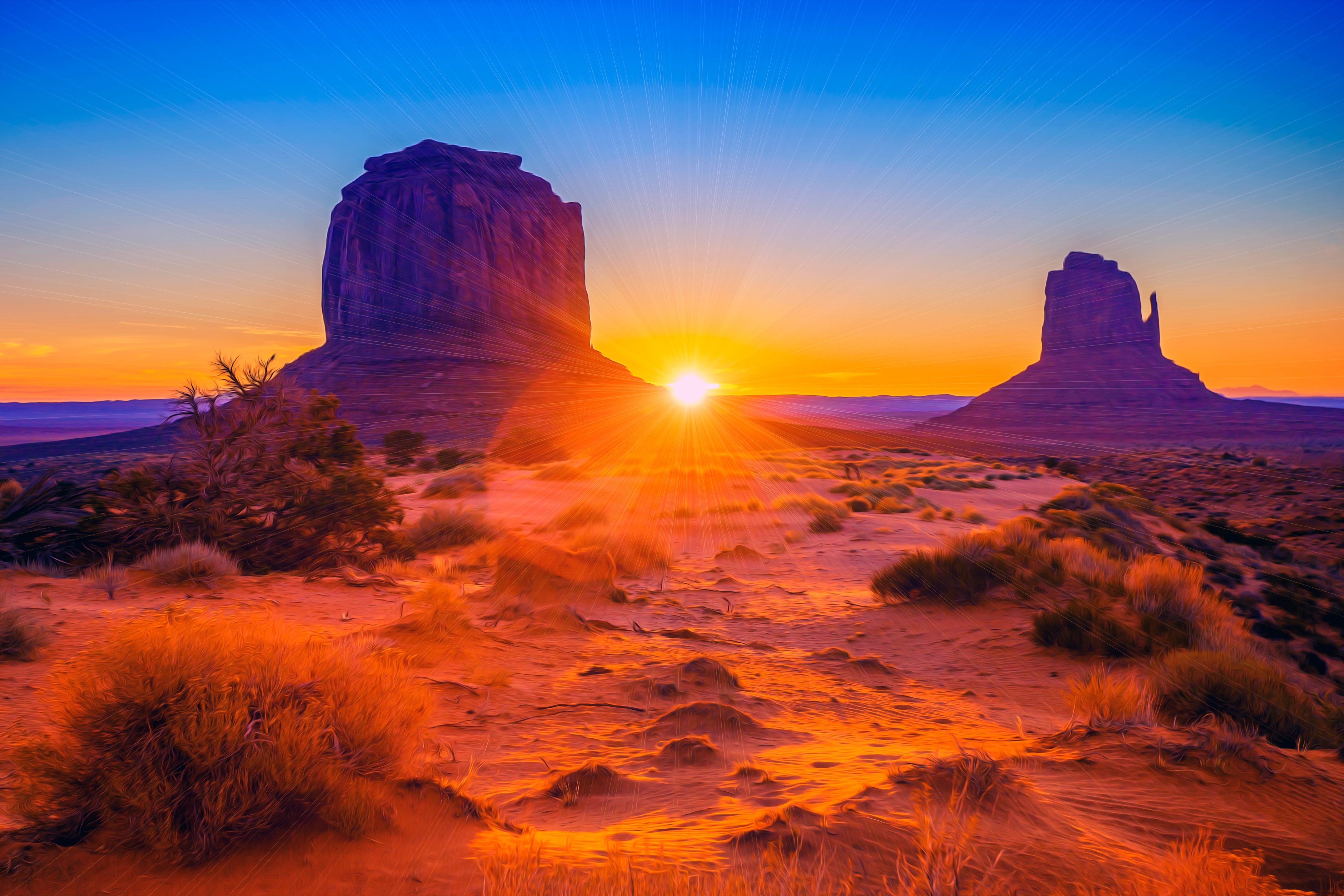 MONUMENT VALLEY 4K BACKGROUND WALLPAPER