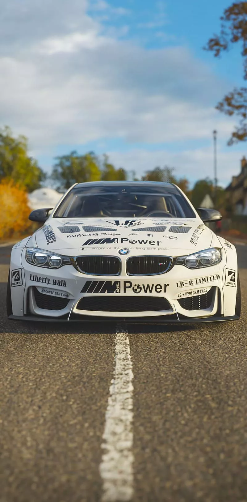 BMW M4 DRIFT, car, liberty walk, tuning, HD phone wallpaper