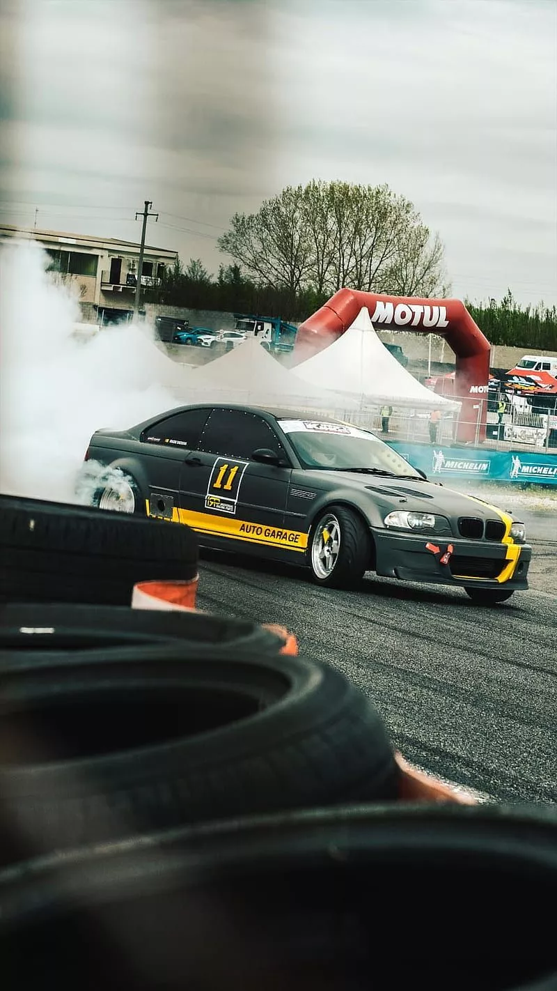 BMW E46 Drift, car, carros, HD phone