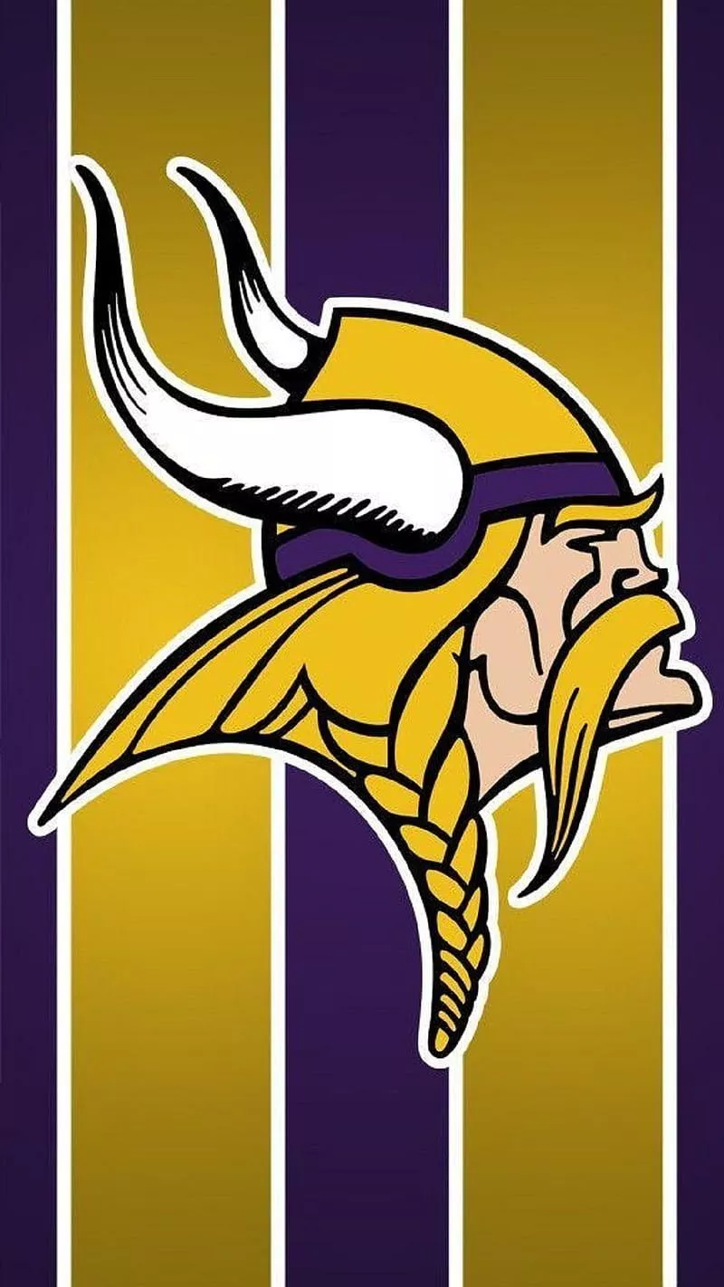 Vikings stripes, nfl, HD phone