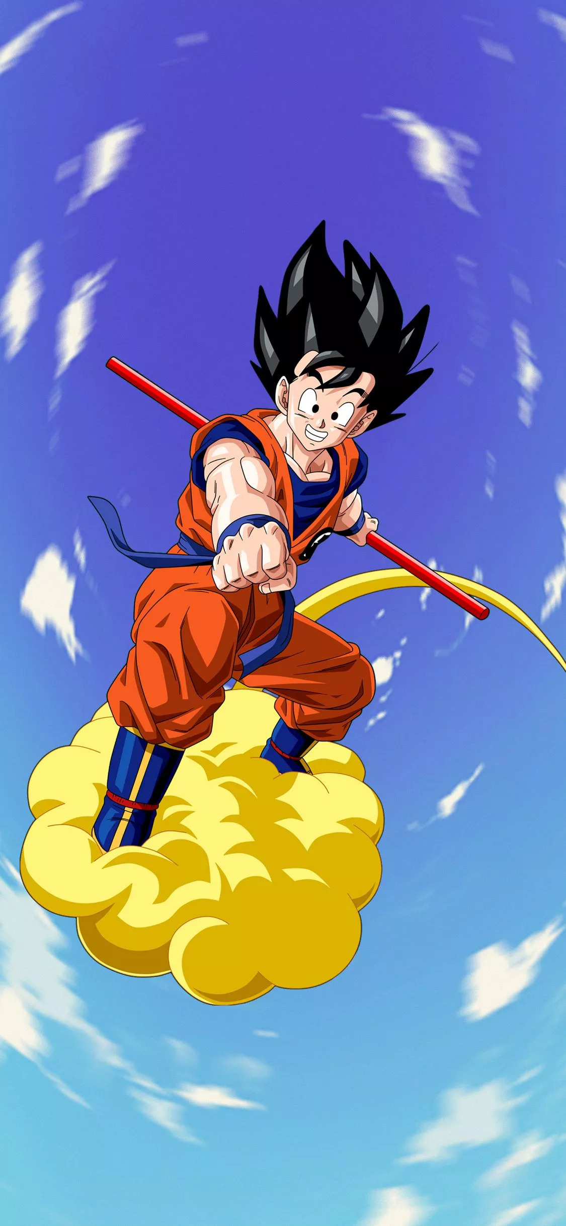 Goku Dragon Ball Z Anime Cartoon Manga Blue Sky