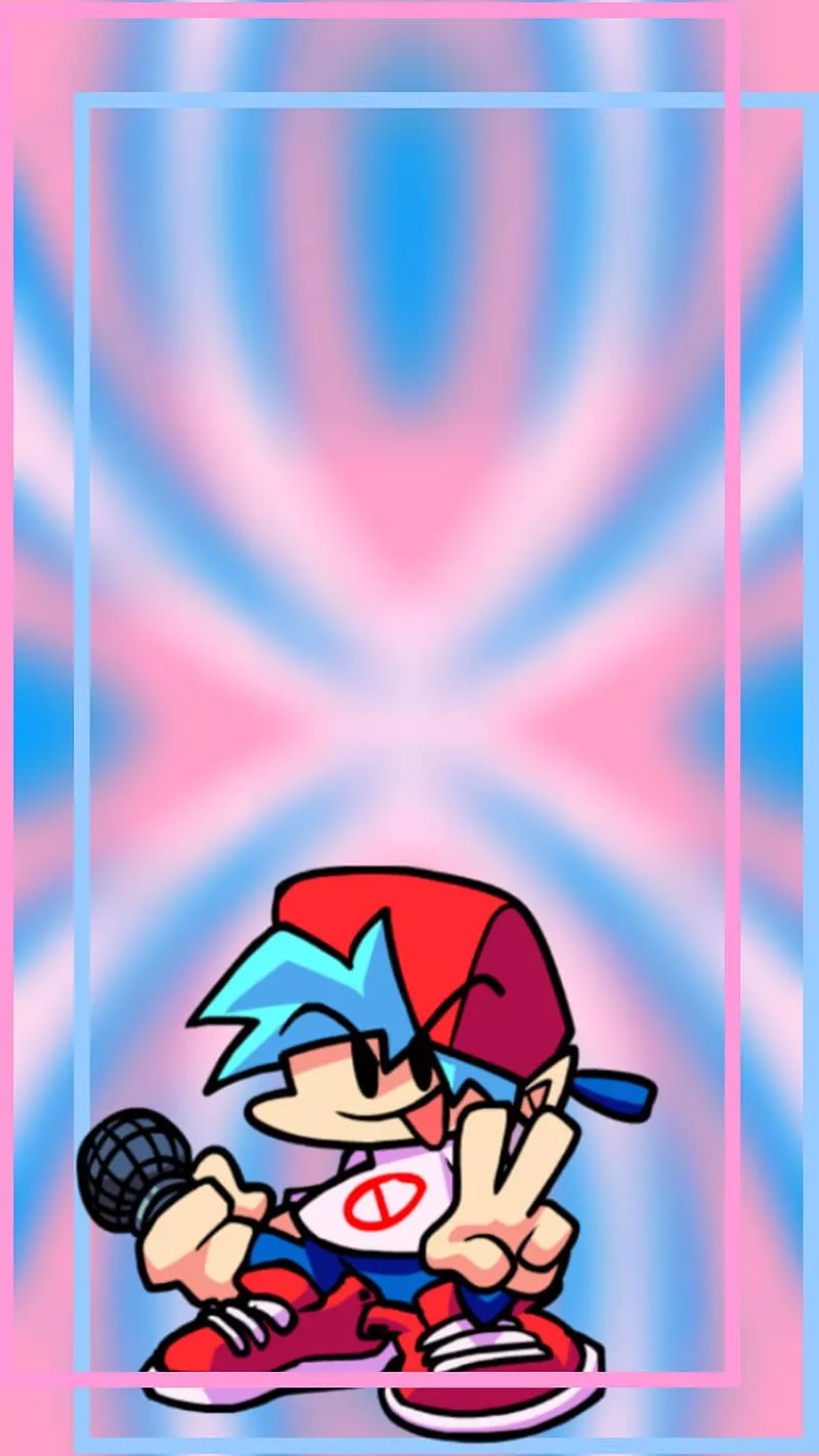 Boyfriend fnf, symbol, art, HD phone