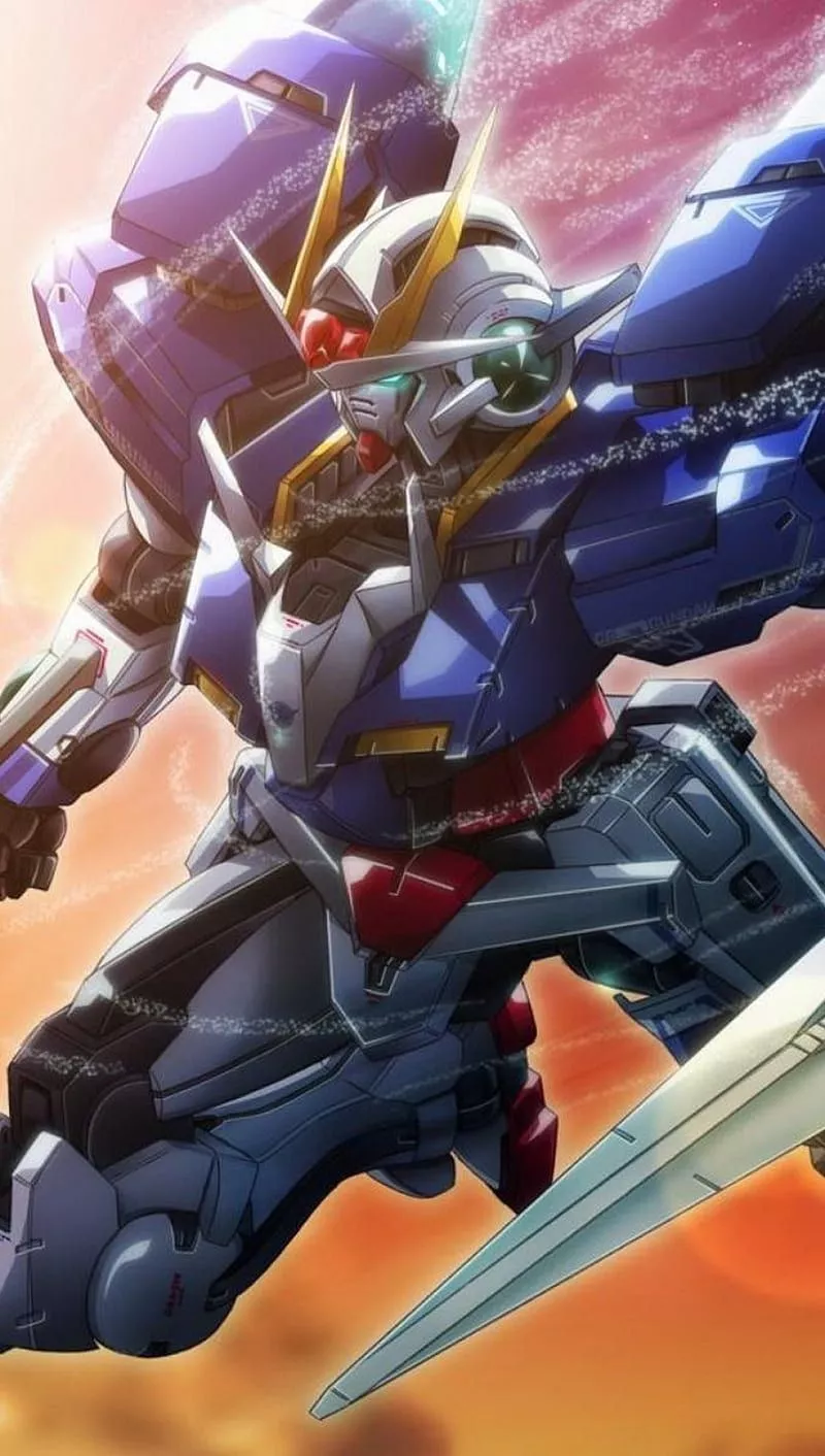Gundam 00 Second, exia, gn, mobile, suit, HD phone wallpaper