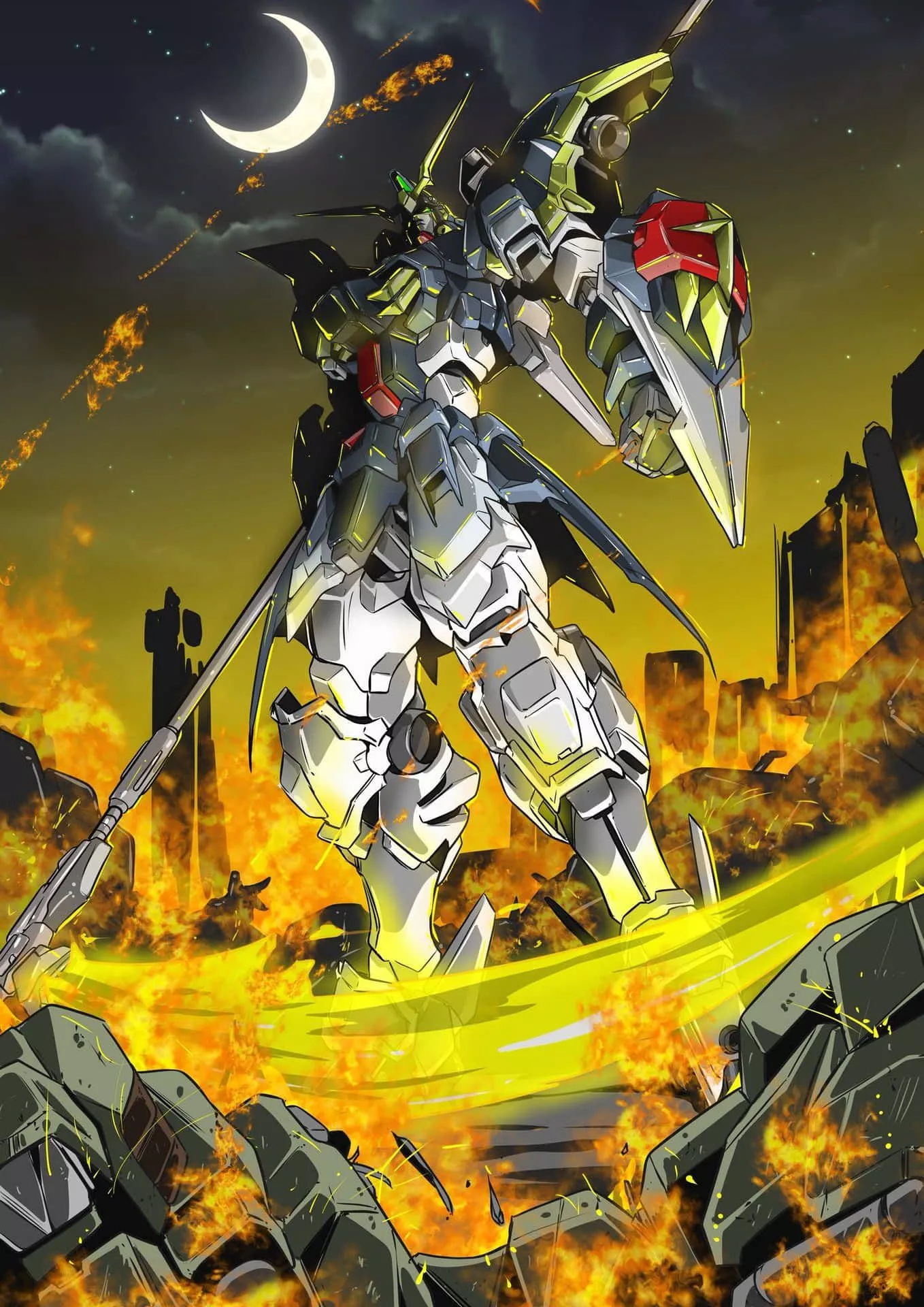 Mobile Suit in Action Wallpaper