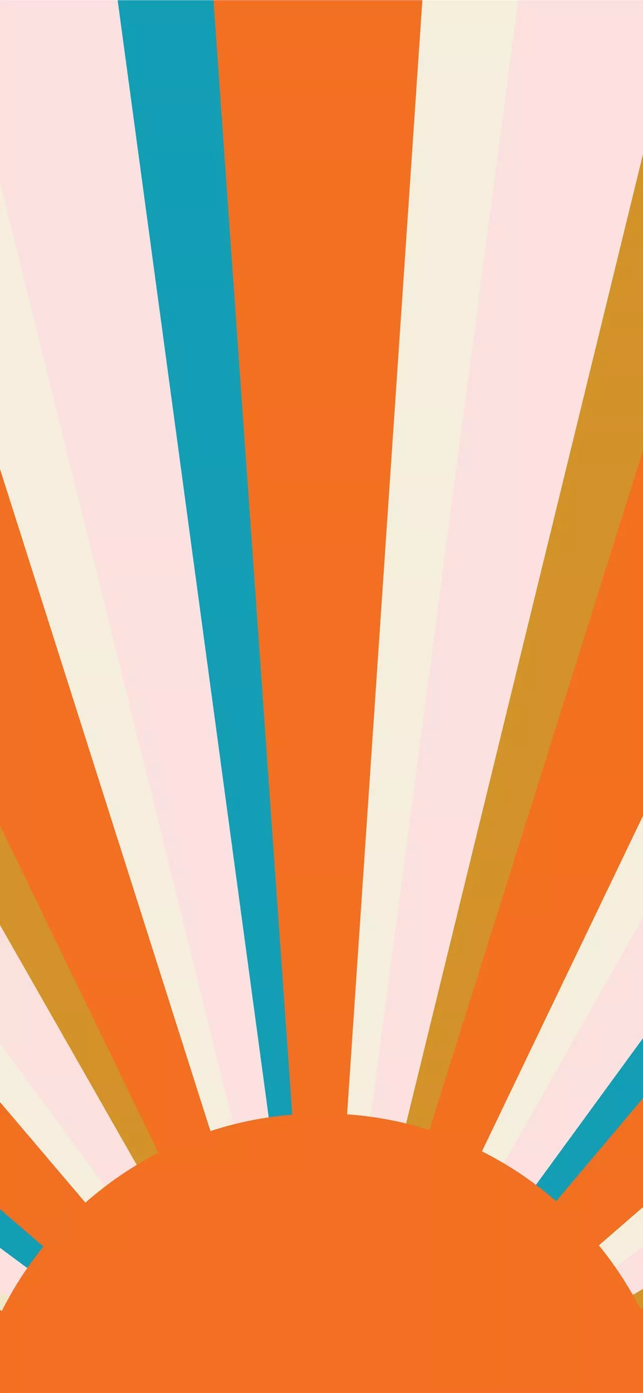 Retro Sun Phone iPhone Wallpaper Free