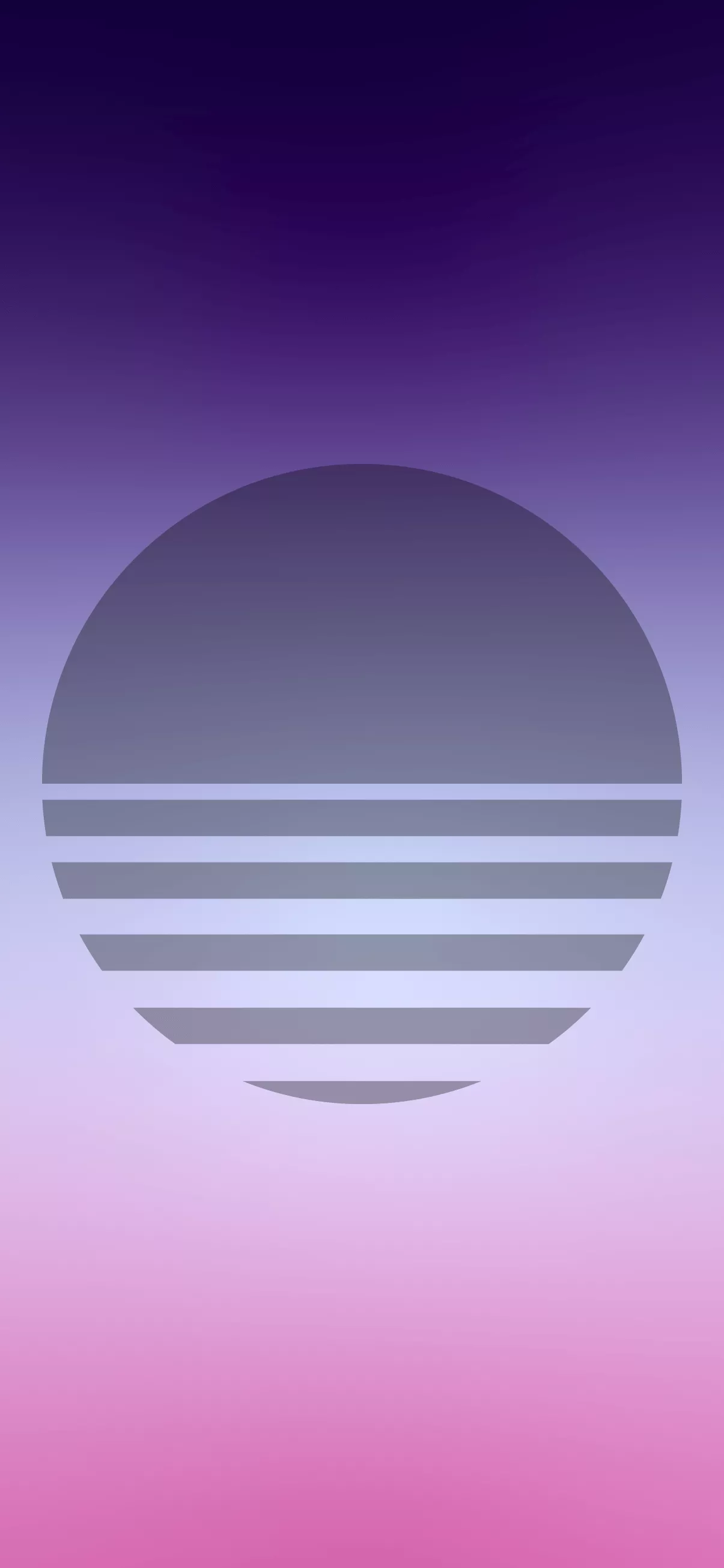 PASTEL AESTHETIC SYNTHWAVE SUN