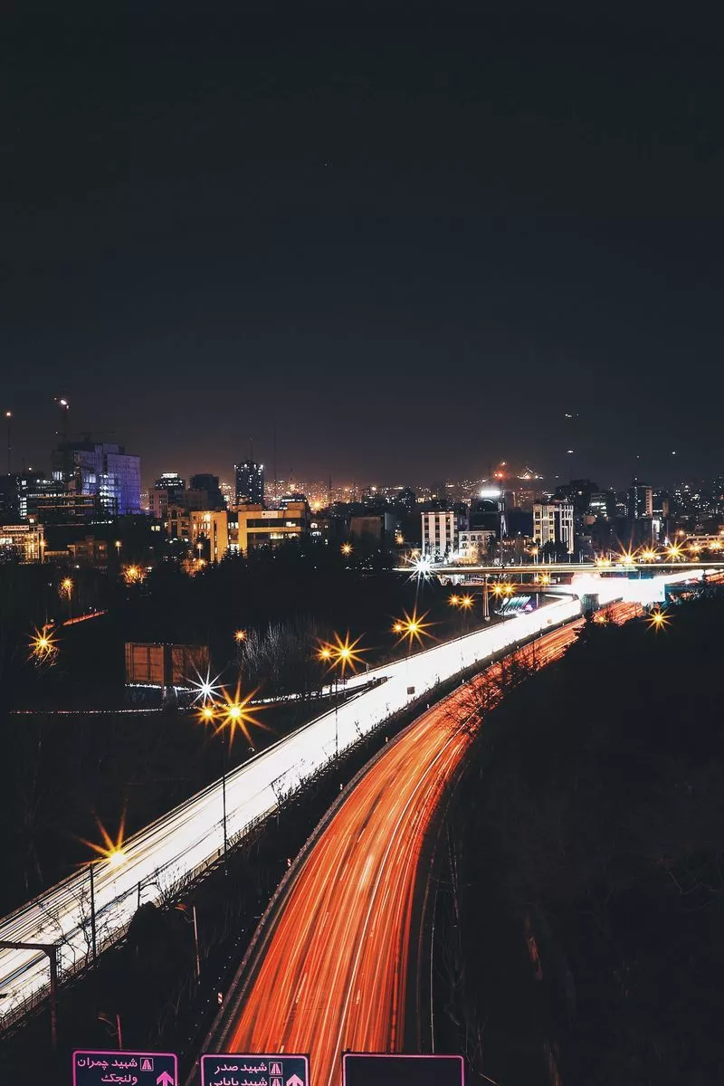 Download wallpaper 800x1200 iran, night