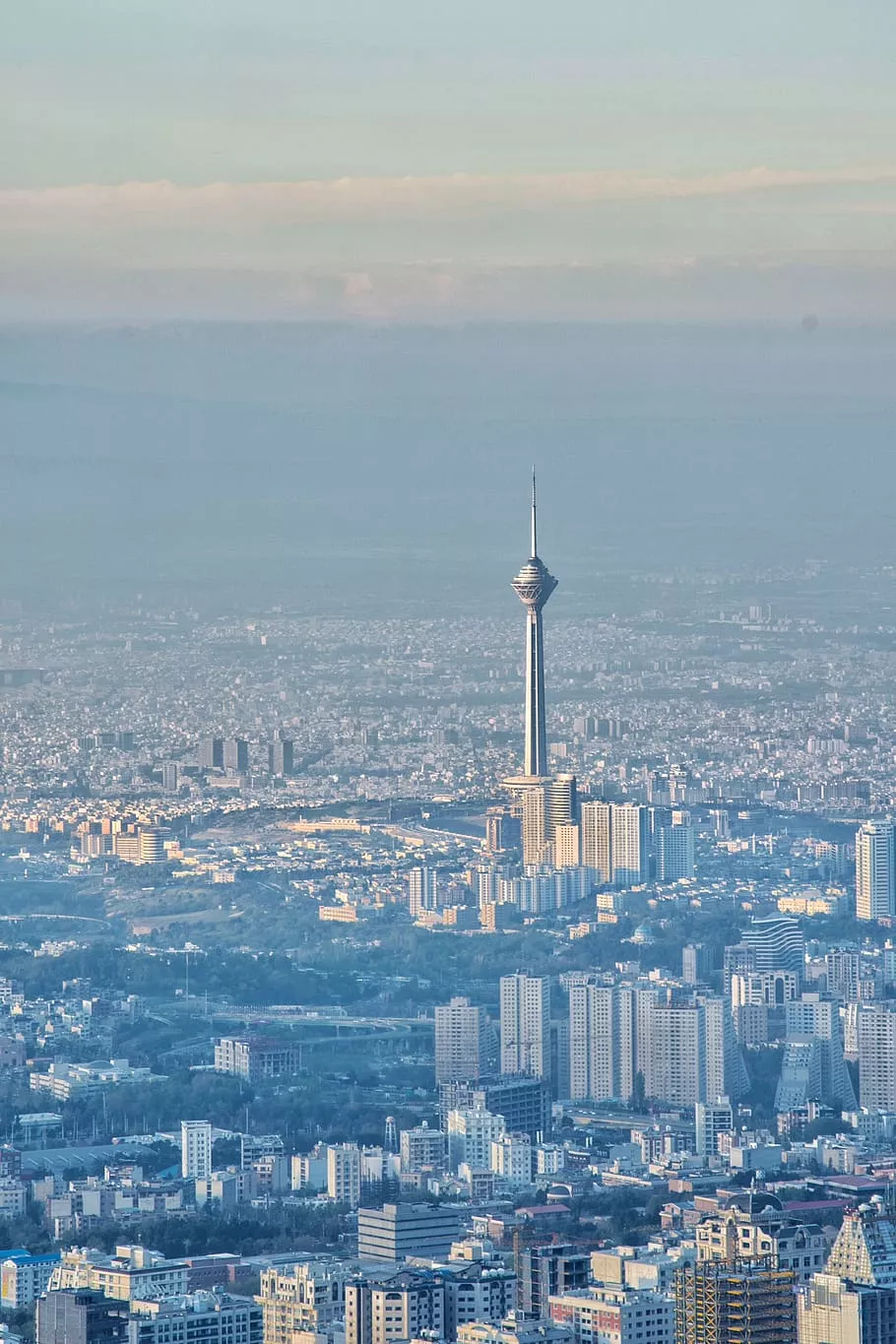 tehran, city, view, milad, milad tower