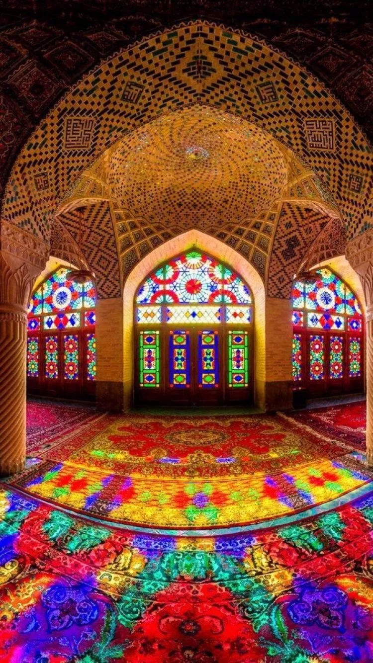 Nasir Al Mulk Mosque Phone Wallpaper