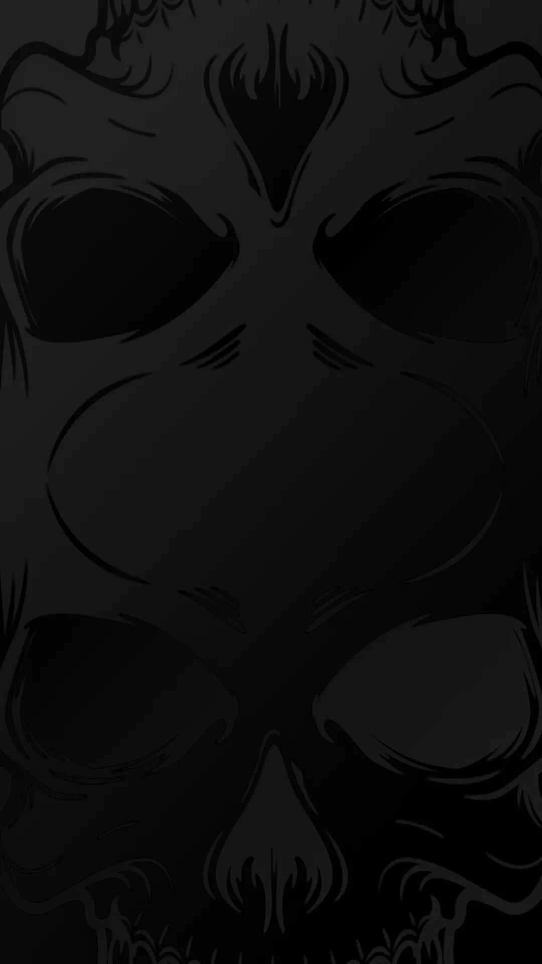 Stealth Skull Phone Background Wallpaper