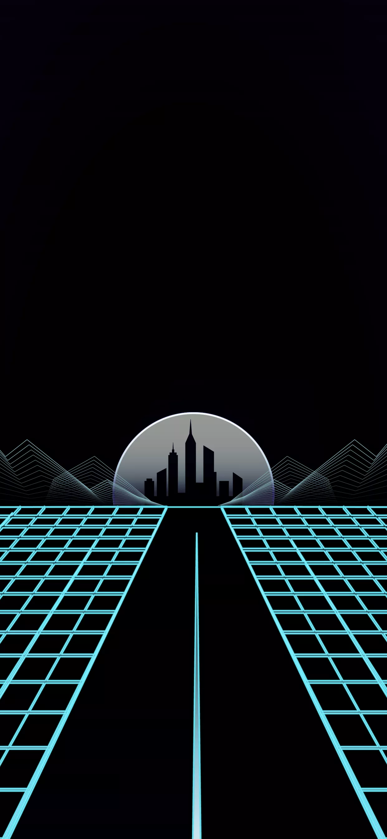 NEON OUTRUN WALLPAPER FOR PHONE
