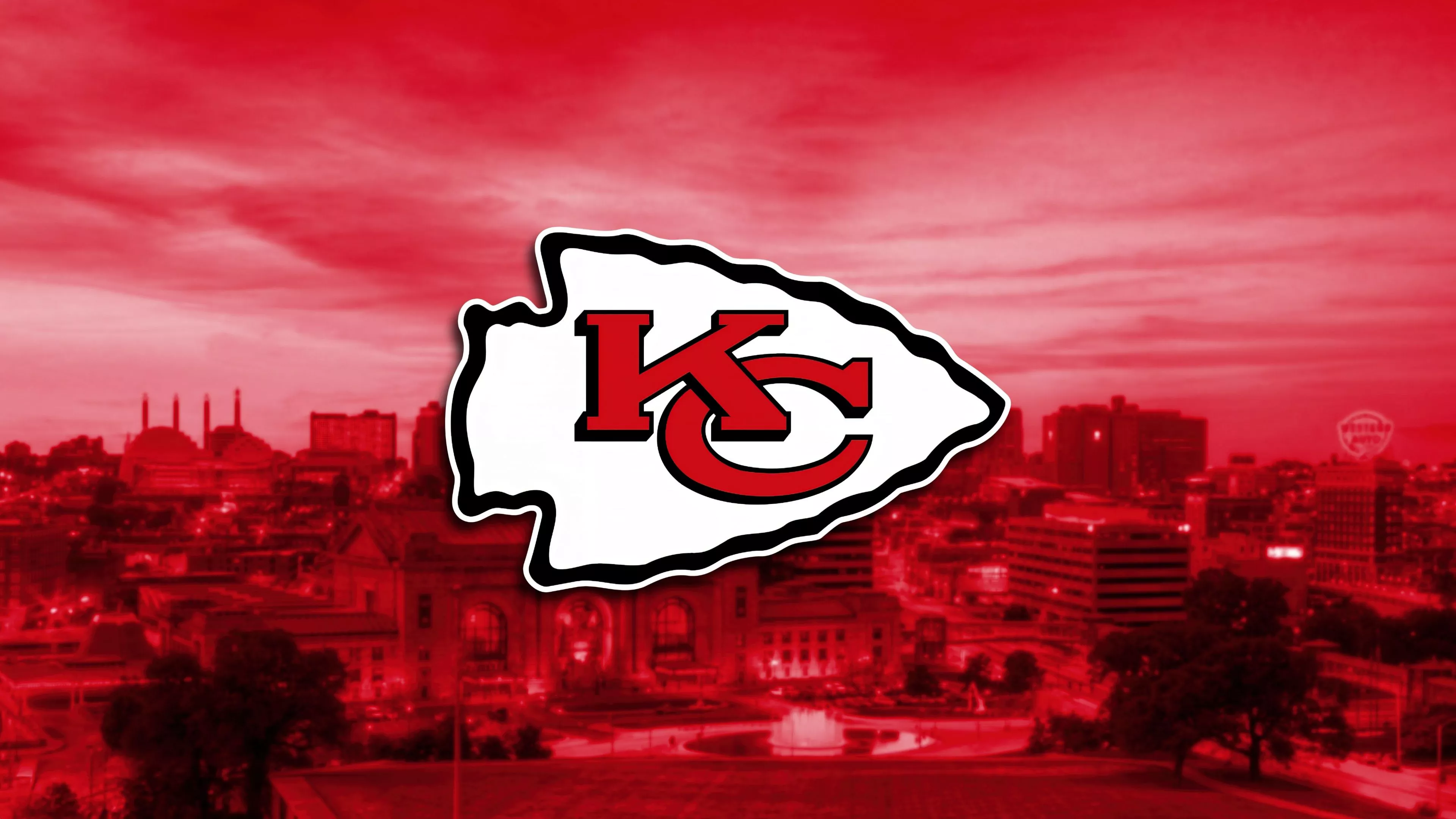 Kansas City Chiefs Wallpaper 4K, Red