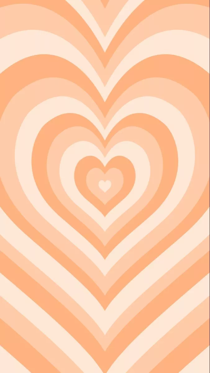 Pastel coquette heart wallpaper