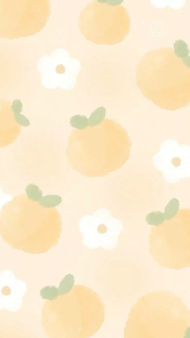 Orange Coquette Wallpaper