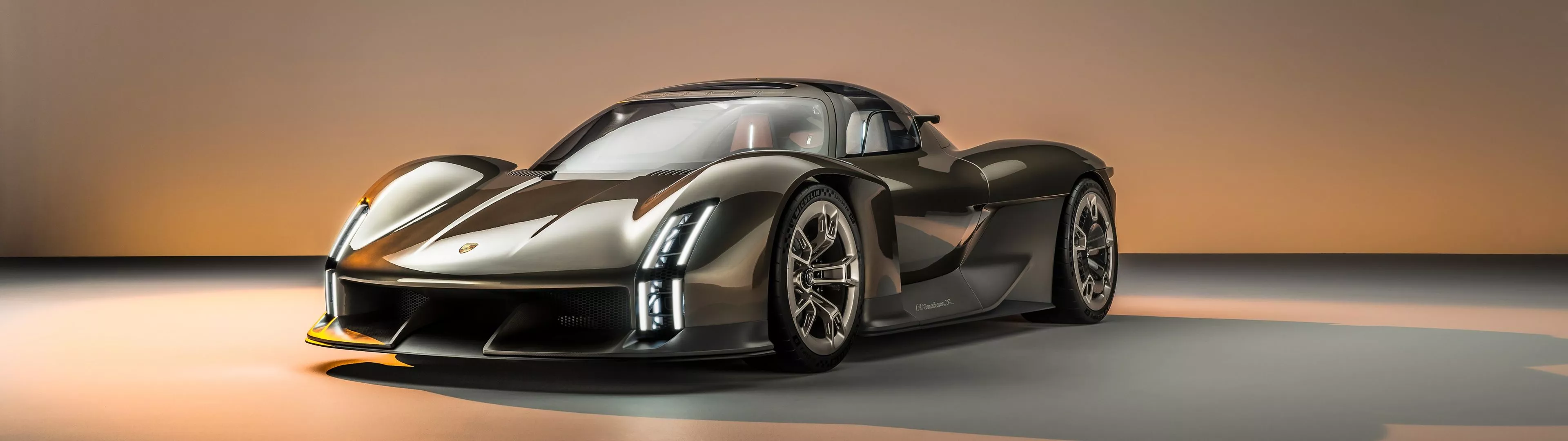 Porsche Mission X Wallpaper 4K, Super