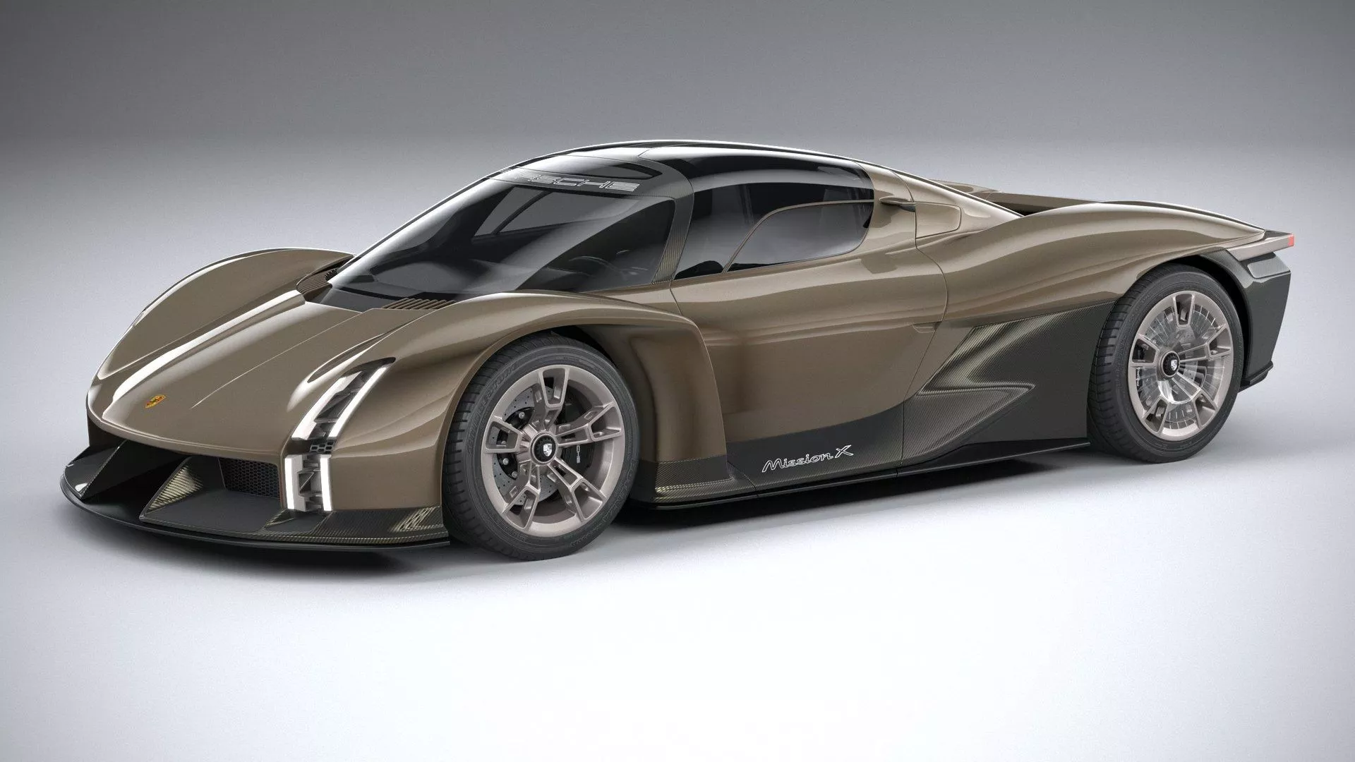 3D Porsche Mission X Concept 2023