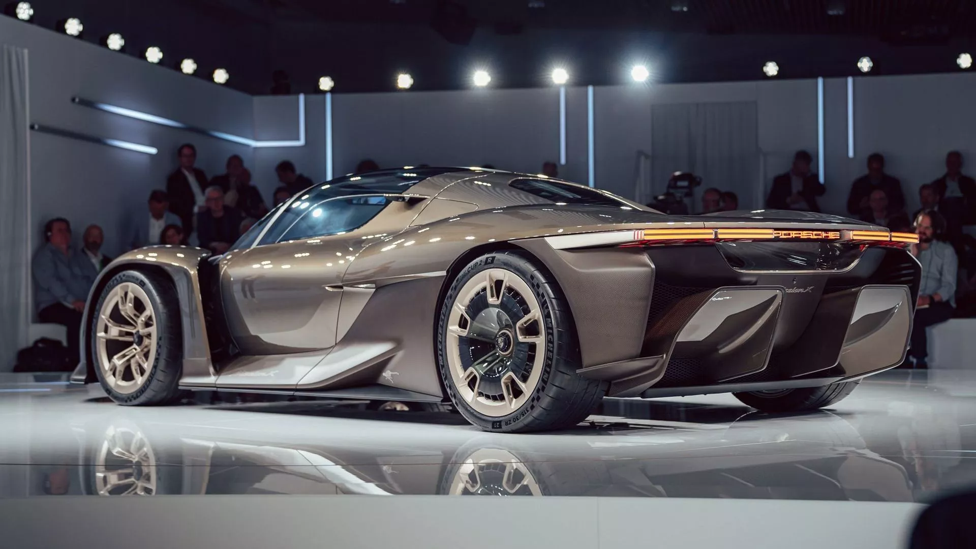 Porsche's Mission X design heads off