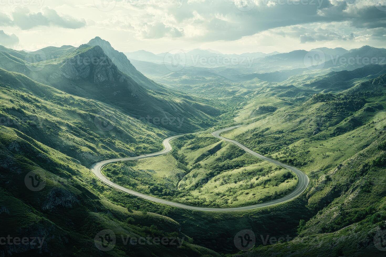 Winding Mountain Road