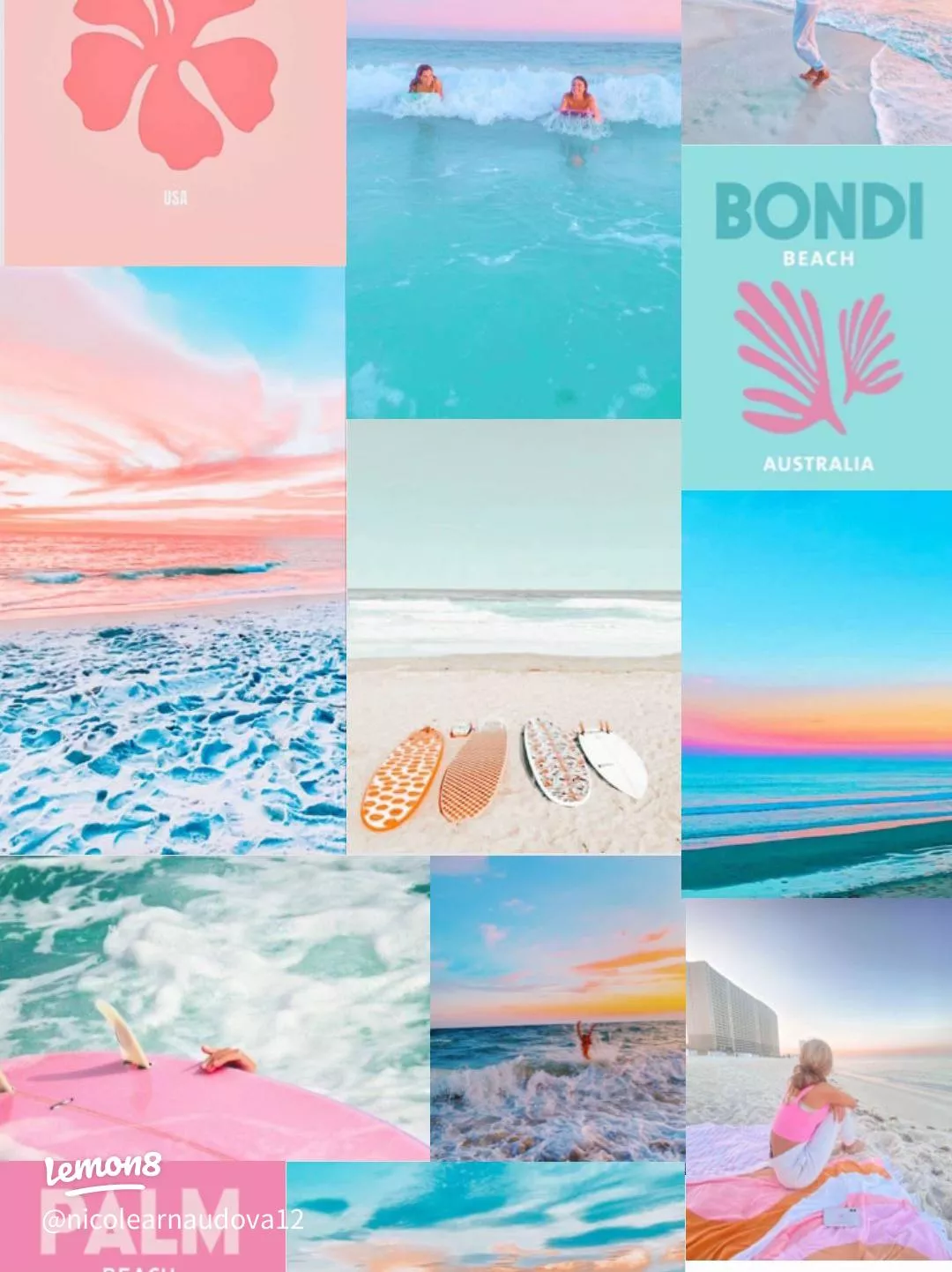 Preppy summer wallpaper