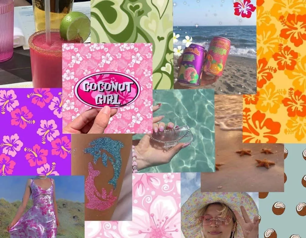 Download Coconut Girl Aesthetic Collage
