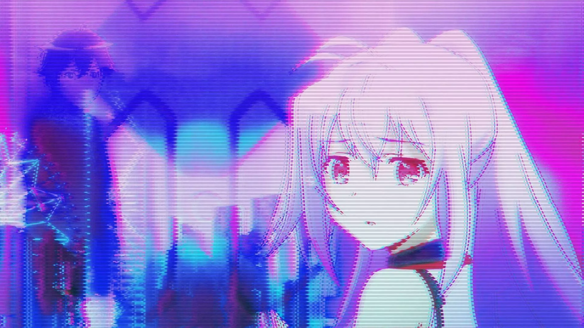 Vaporwave Anime Girl Aesthetic