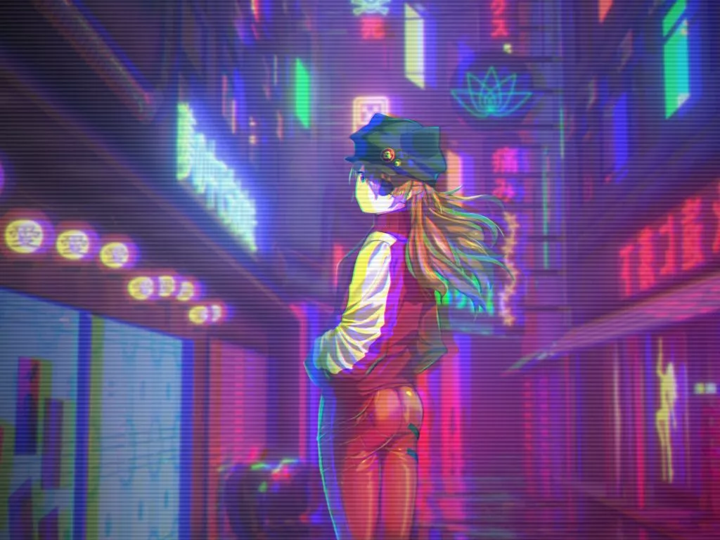 Wallpaper asuka, neon genesis
