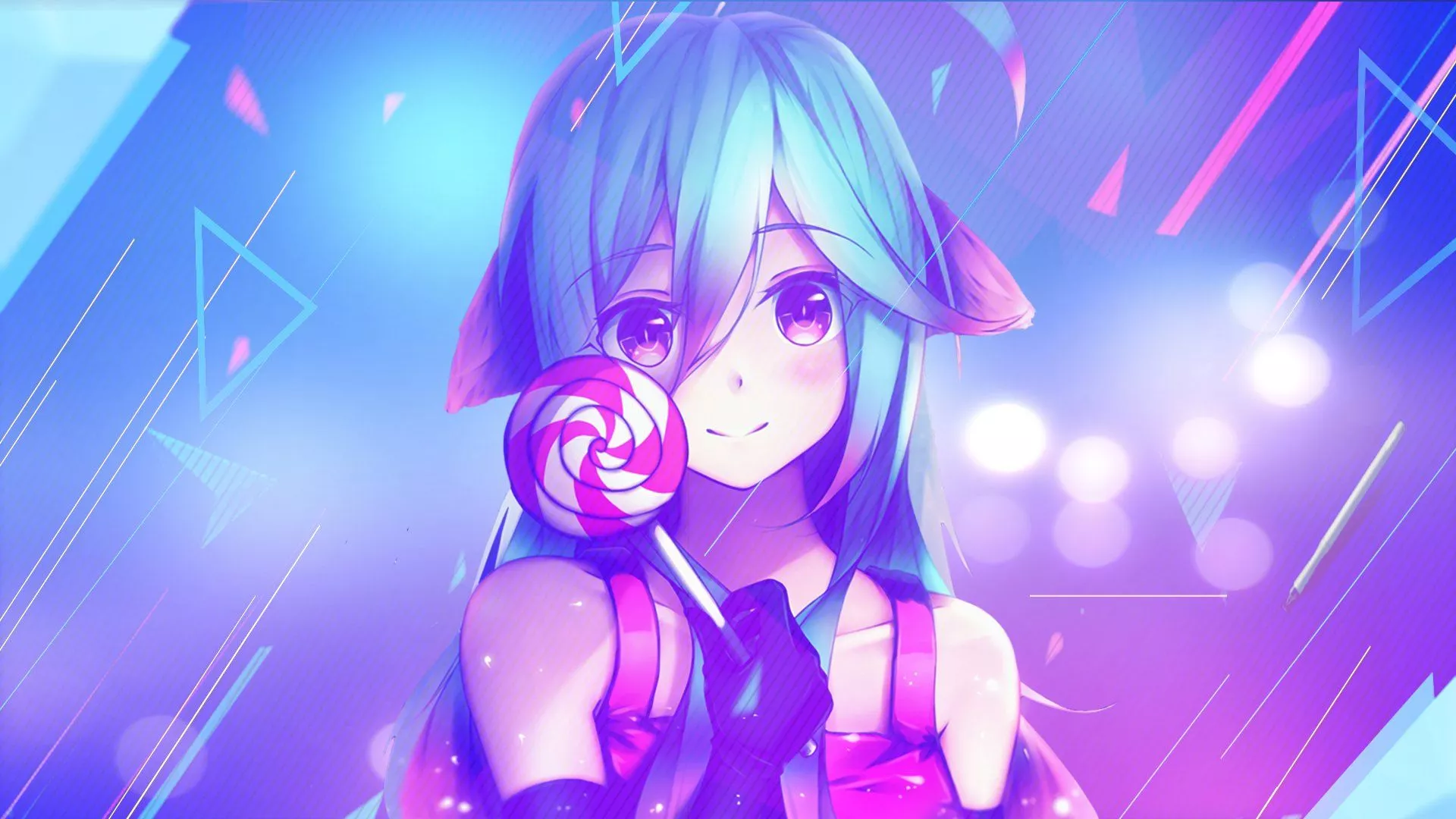 Vibrant Anime Charm HD Wallpaper