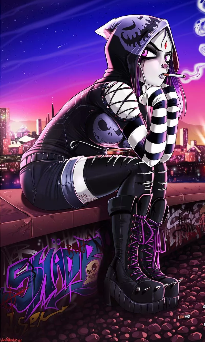 Shad man raven, goth, shad mad, HD