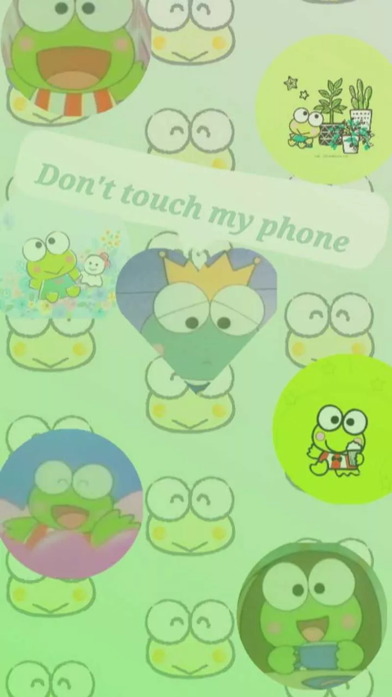 Keroppi, aesthetic, green, kerropi, HD