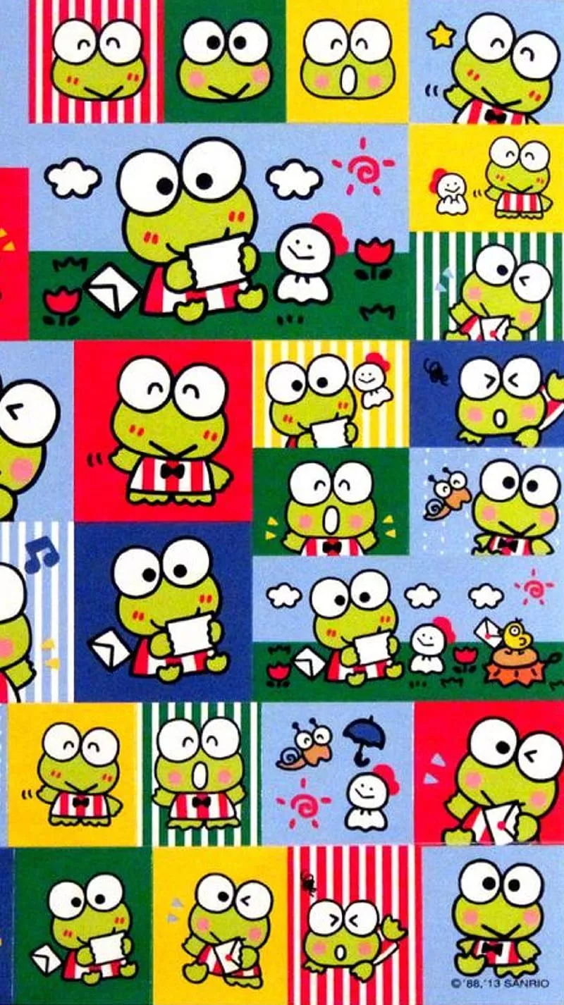 Keroppi, animals, cartoon, HD phone