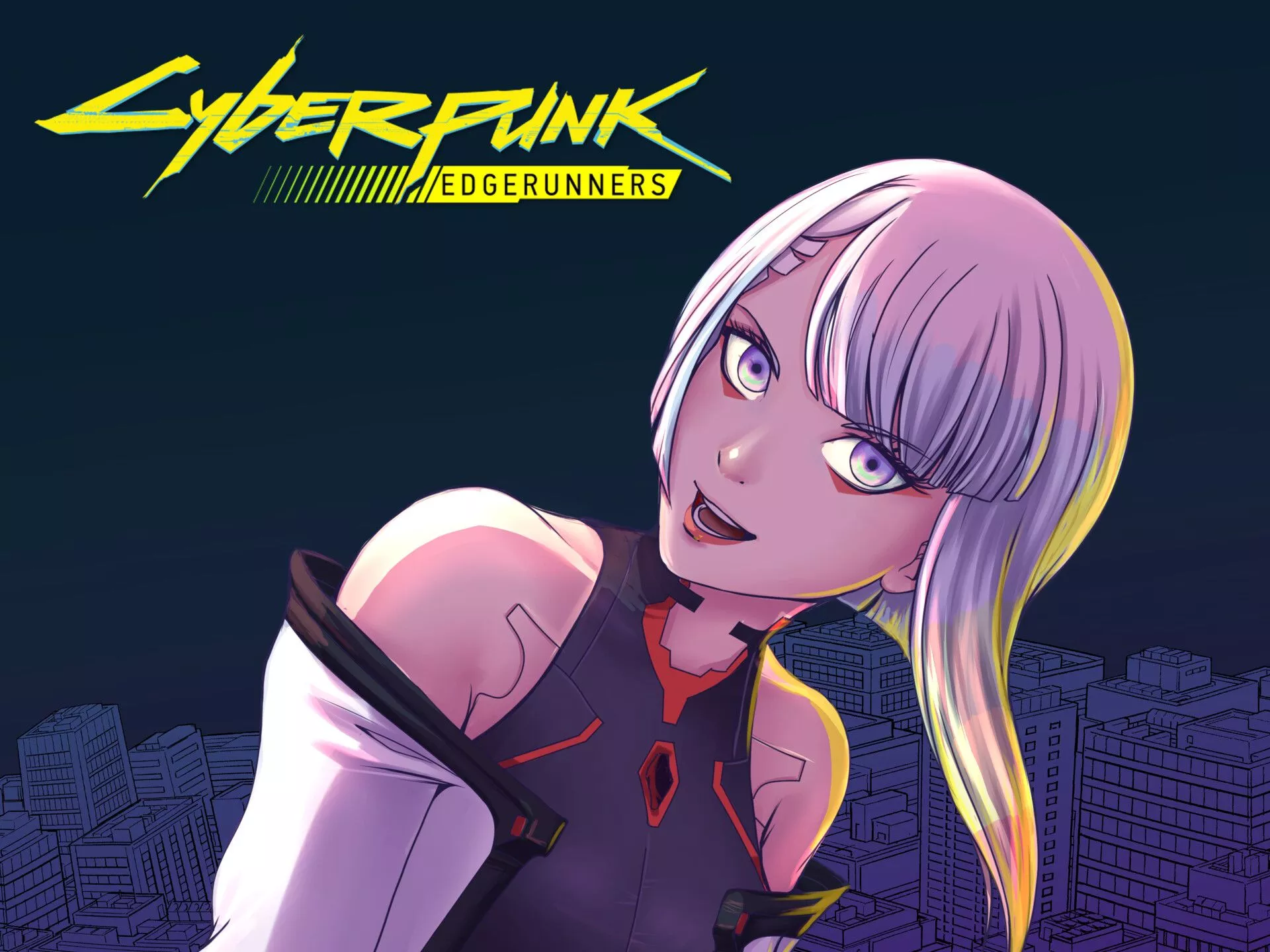 Cool Lucy Cyberpunk Edgerunners Art