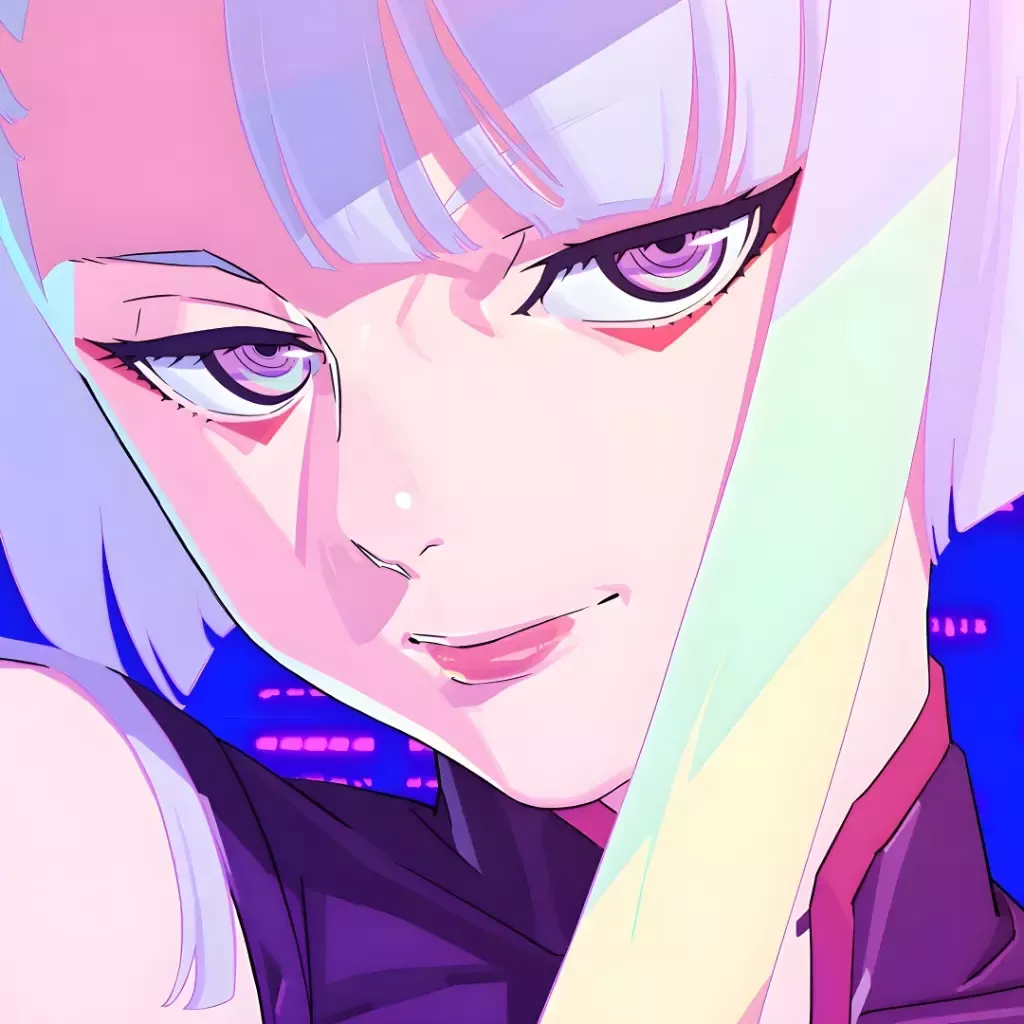 Live wallpaper Lucy from Cyberpunk