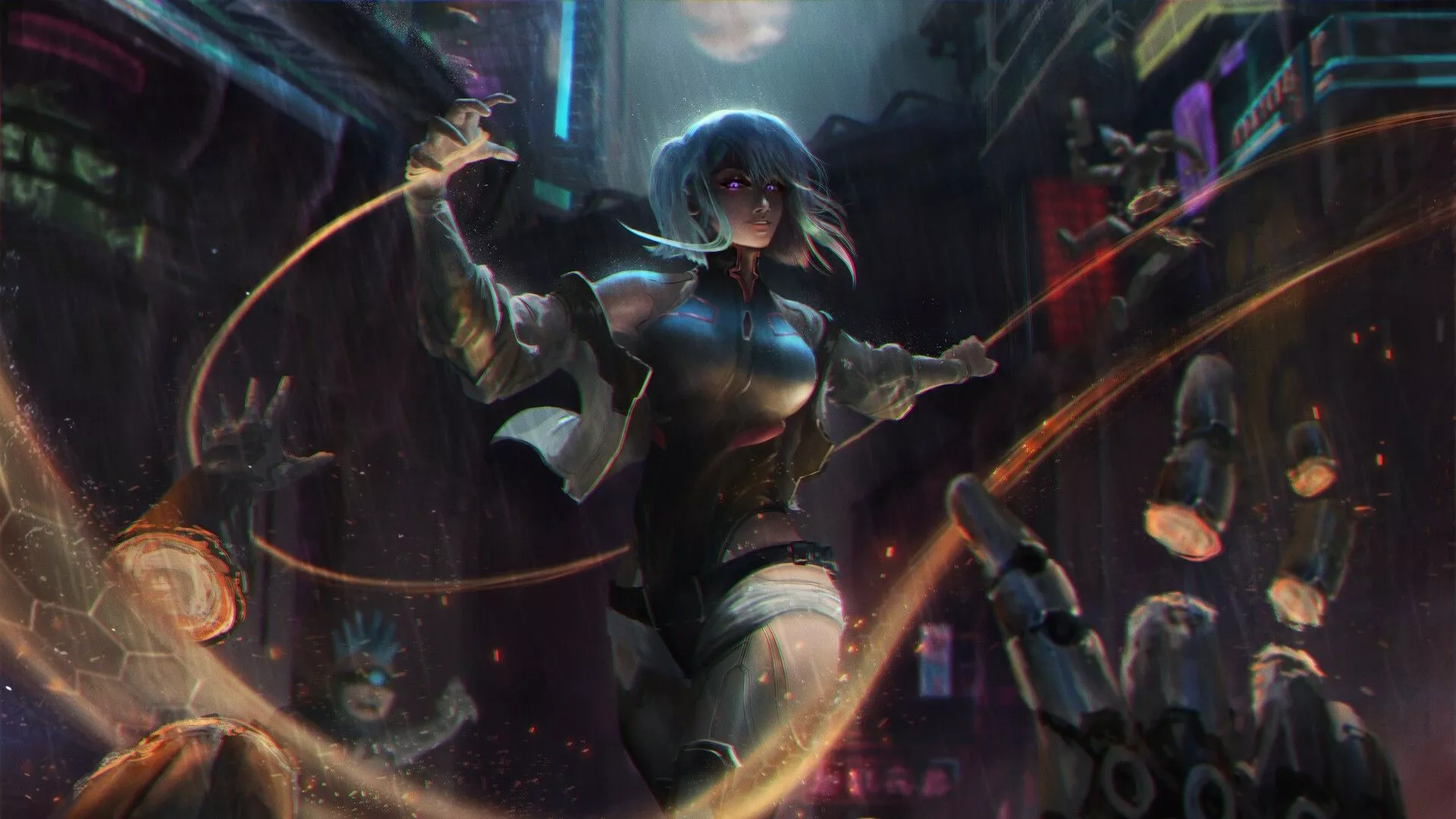 Lucy Digital Art HD Cyberpunk