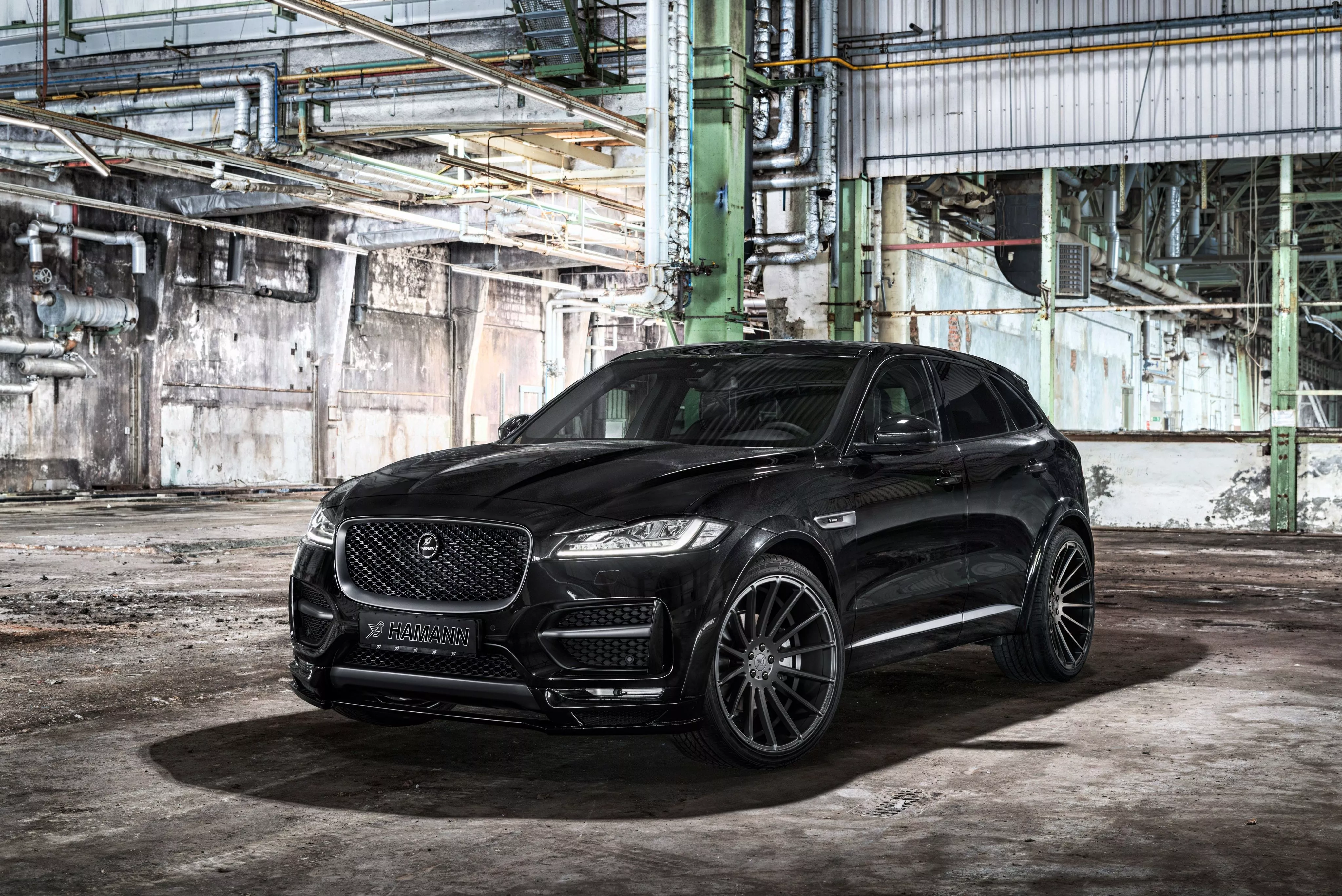 Black Car Car Vehicle Jaguar F PACE 4k