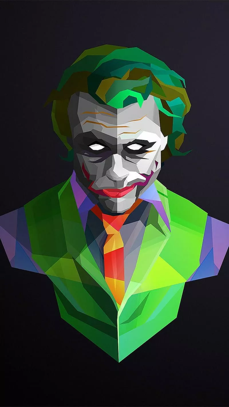 HD joker color art wallpaper
