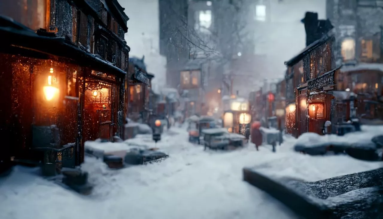 Download Street, Winter, Scenery