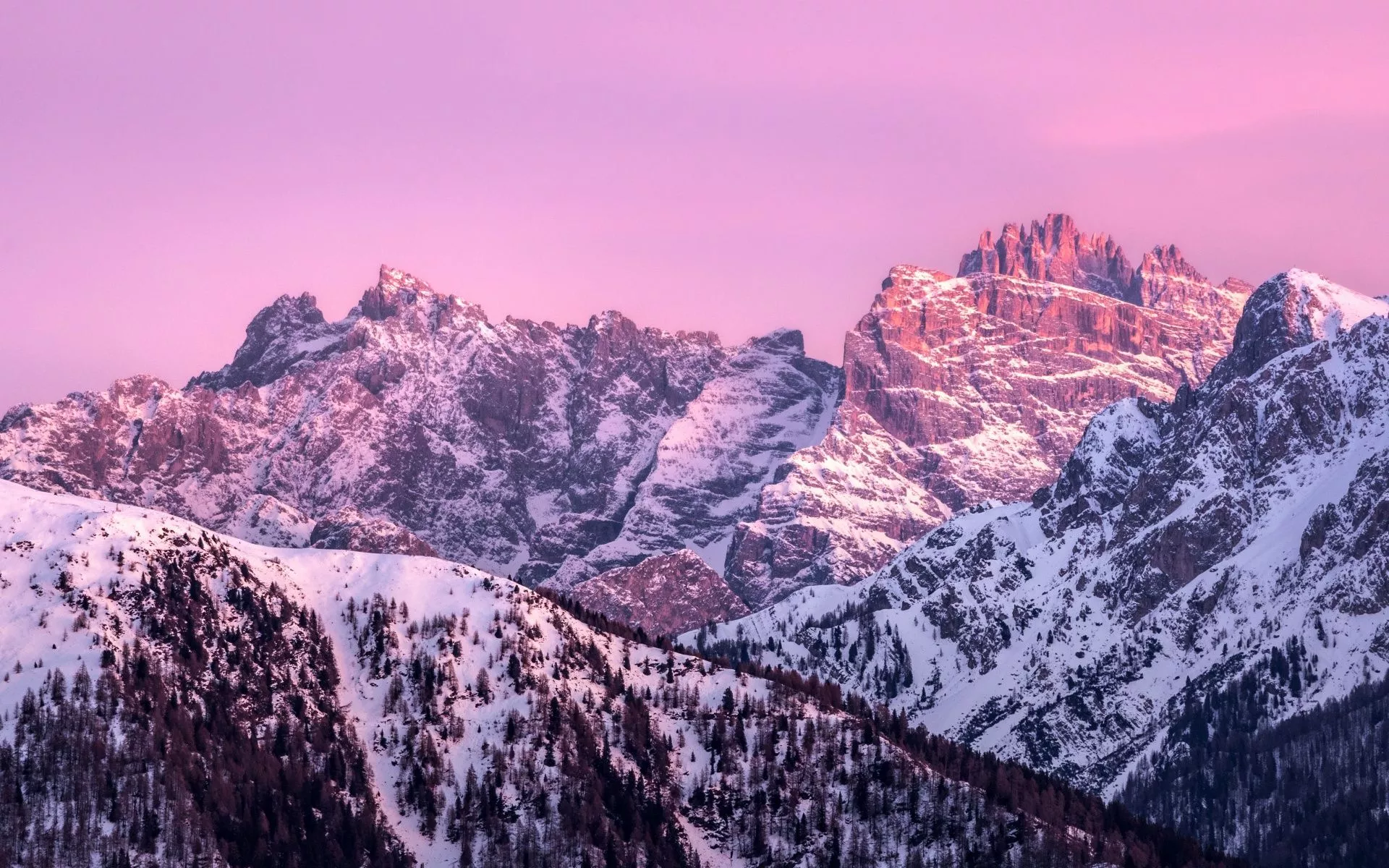 Mountain range Wallpaper 4K, Italy