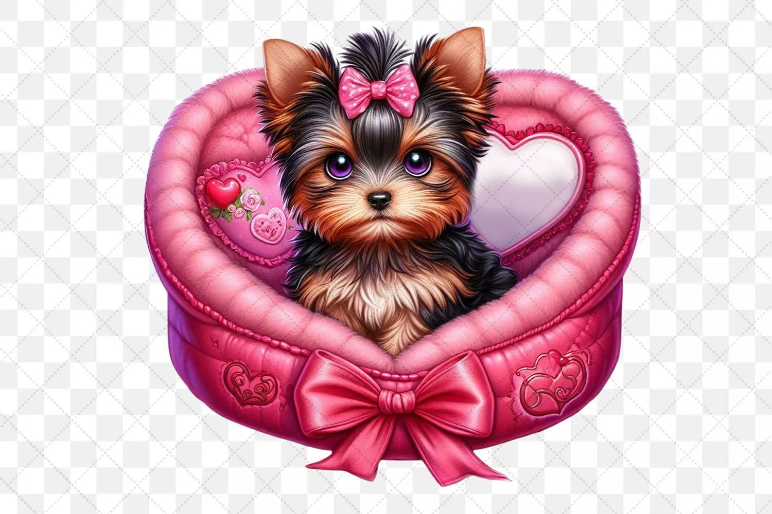 Cute Dog Valentine's Day Sublimation