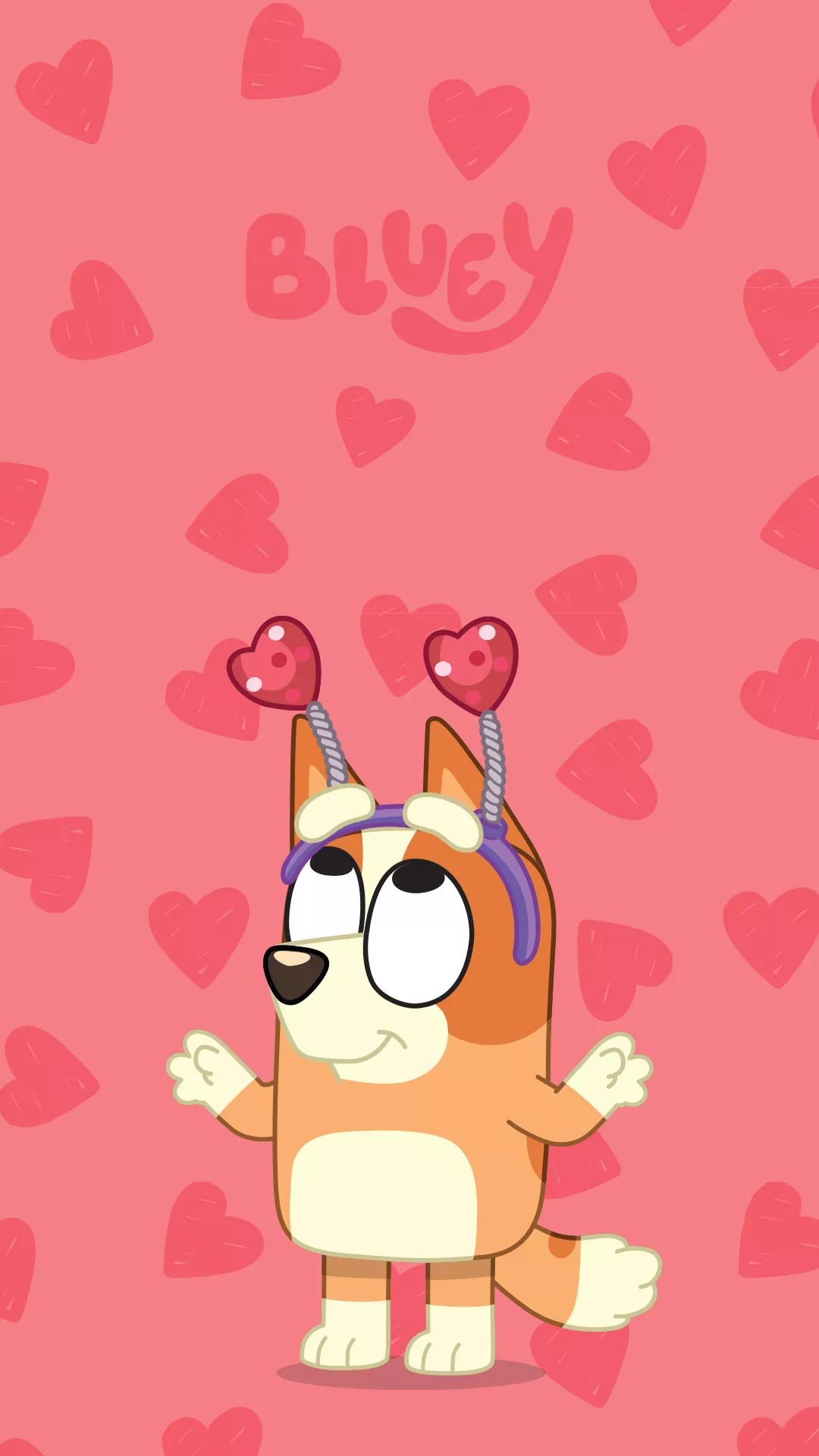 Bluey Valentine's Day Wallpaper Official Website