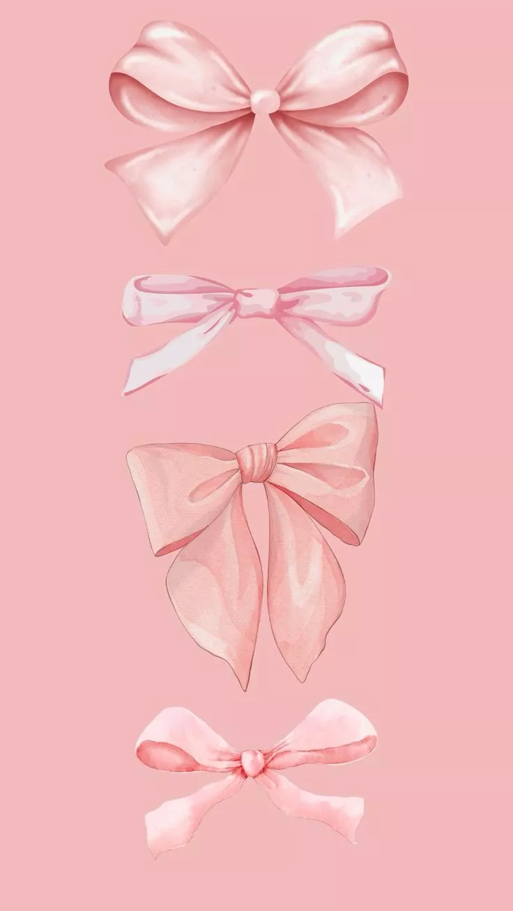 Pink bow valentines wallpaper trendy pink dainty cute girly bow