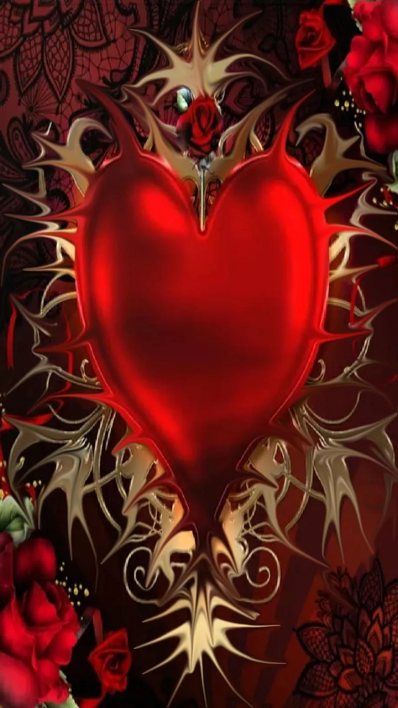 HD gothic valentine wallpaper