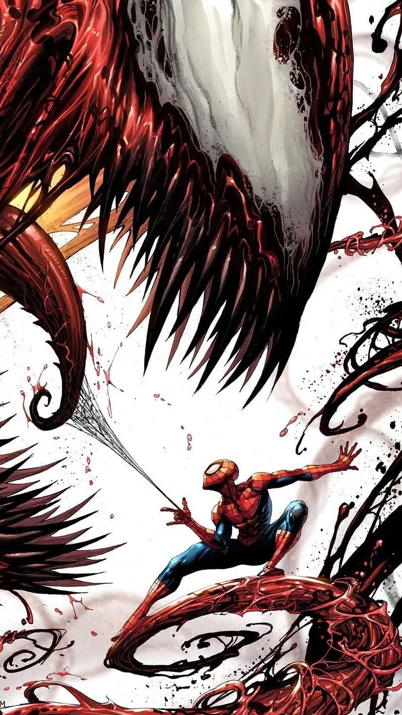 Carnage X Spiderman, marvel, venom, HD