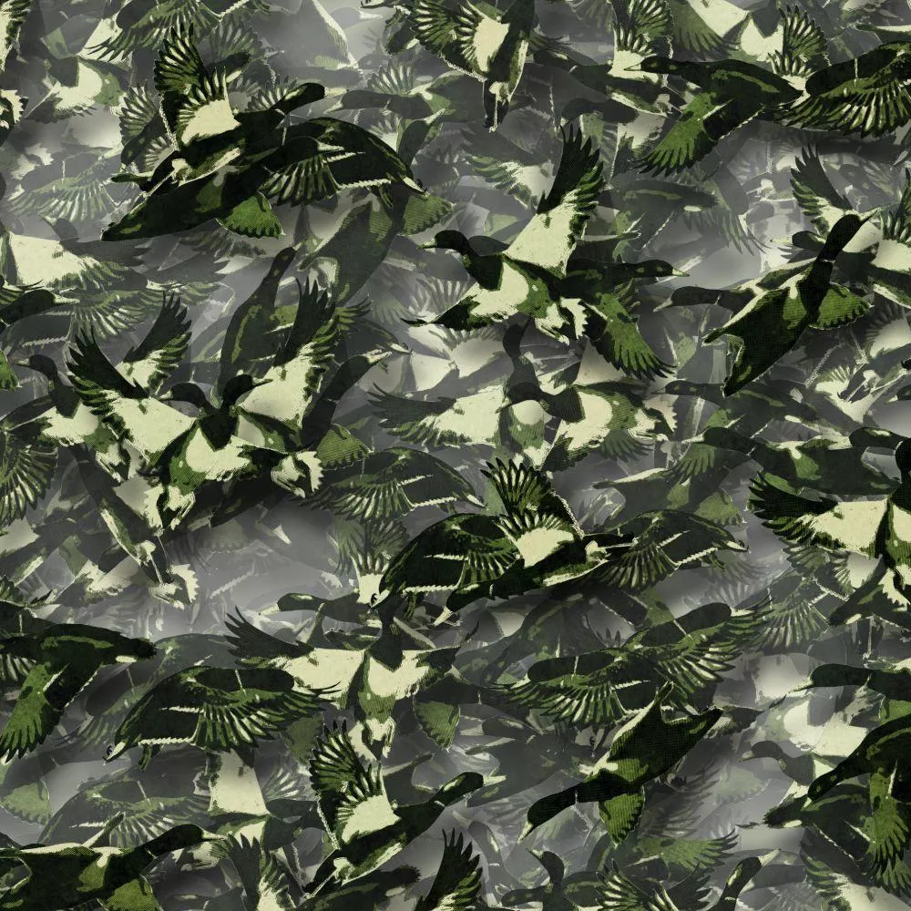 Duck Camo Peel and Stick Wallpaper