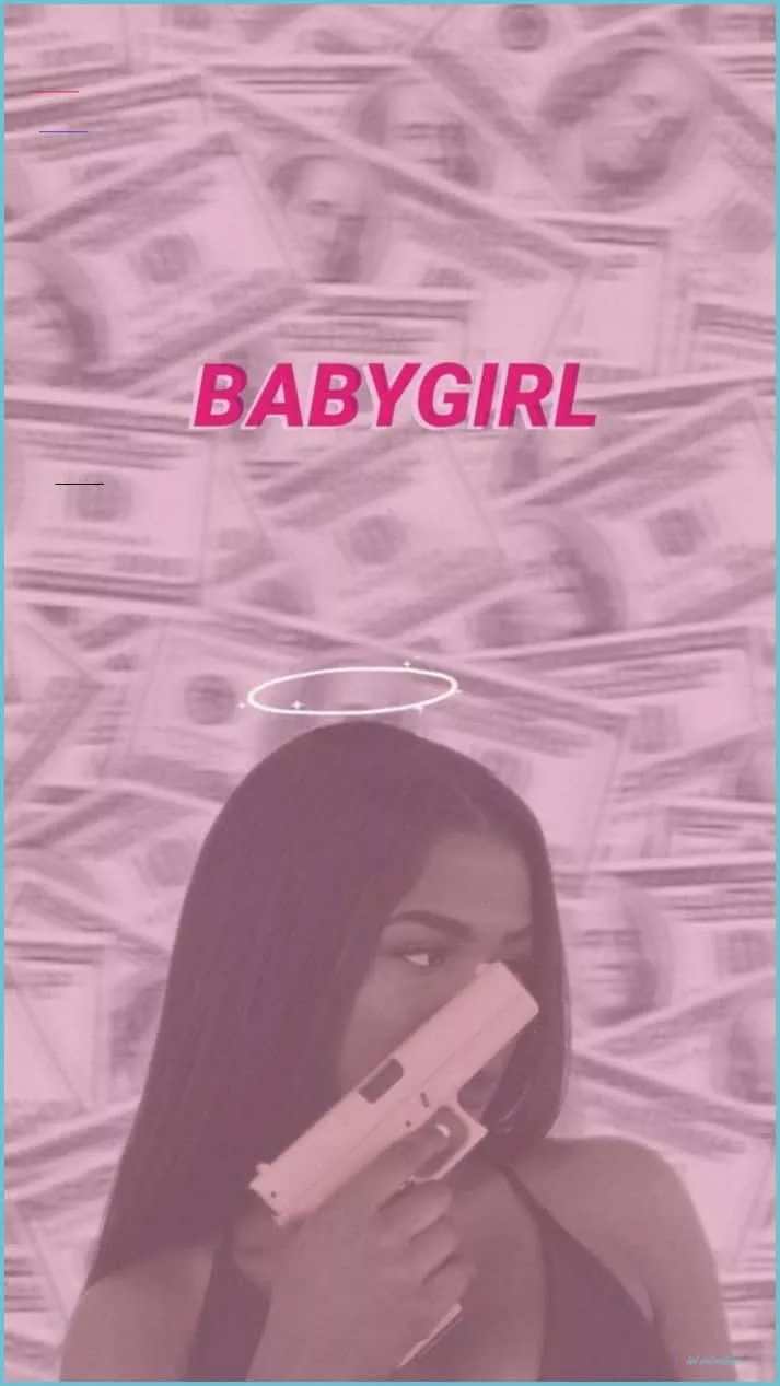 Pink Bad Girl Wallpaper