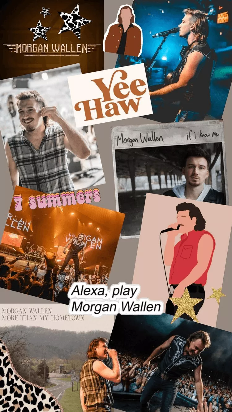 morgan wallen collage